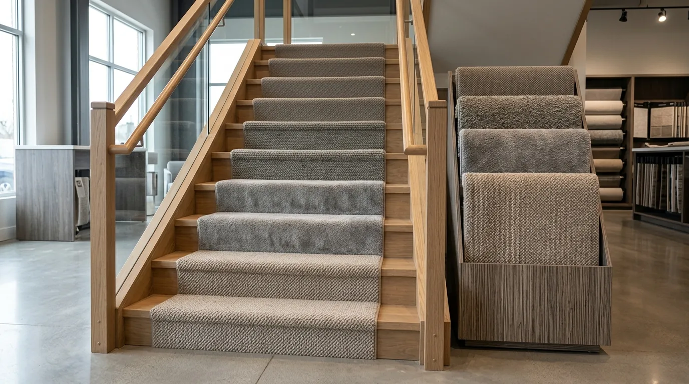 Best carpet for stairs featuring durable nylon, triexta, wool and low-pile options